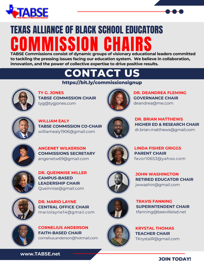 TABSE Commission Chairs