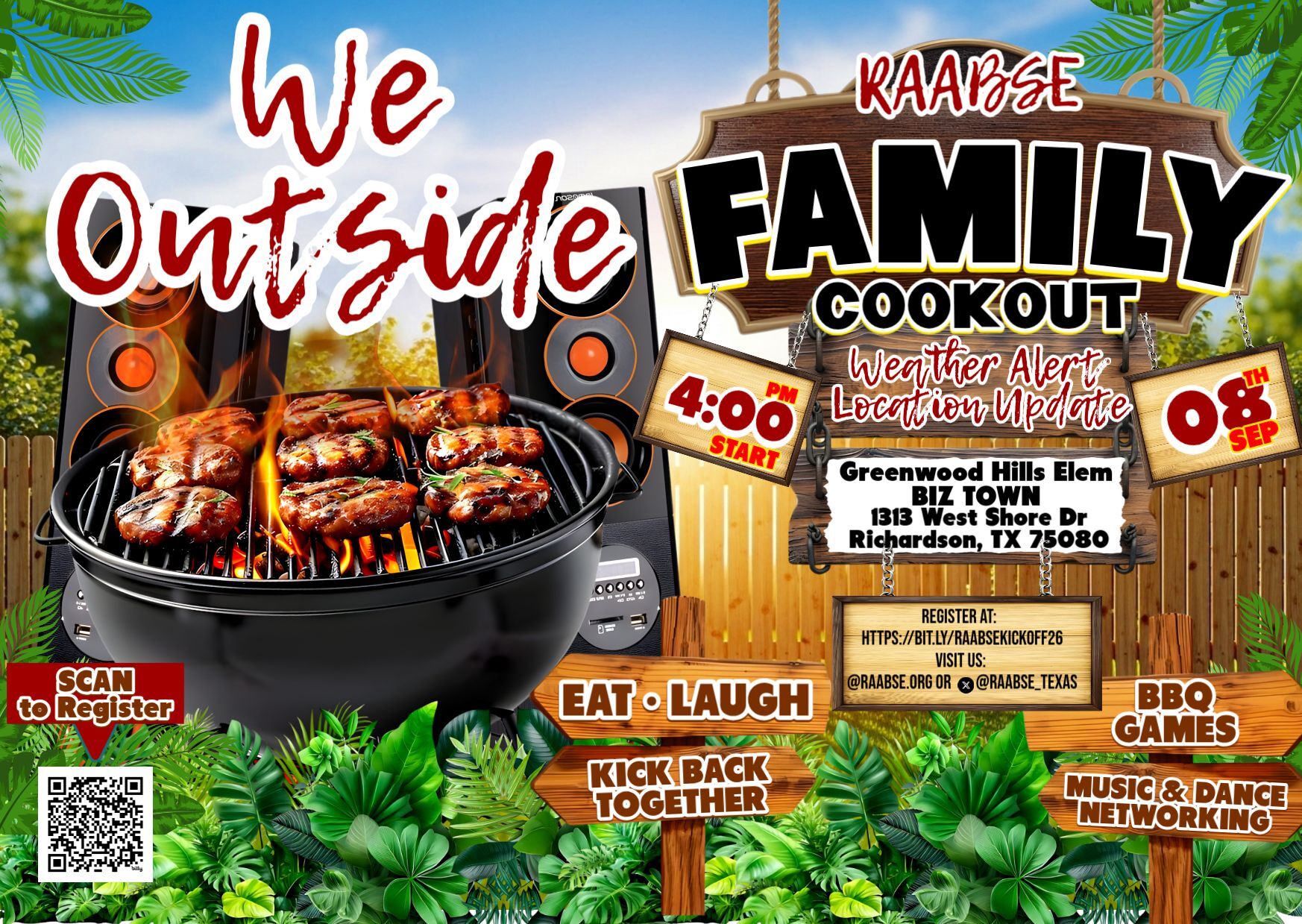 RAABSE Family Cookout RAABSE Company Outdoor Grill Fest